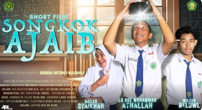 Siswa MTsN 1 Baubau Juara Festival Film Pendek Madrasah Nasional 2024 Dengan Karya "Songkok Ajaib"