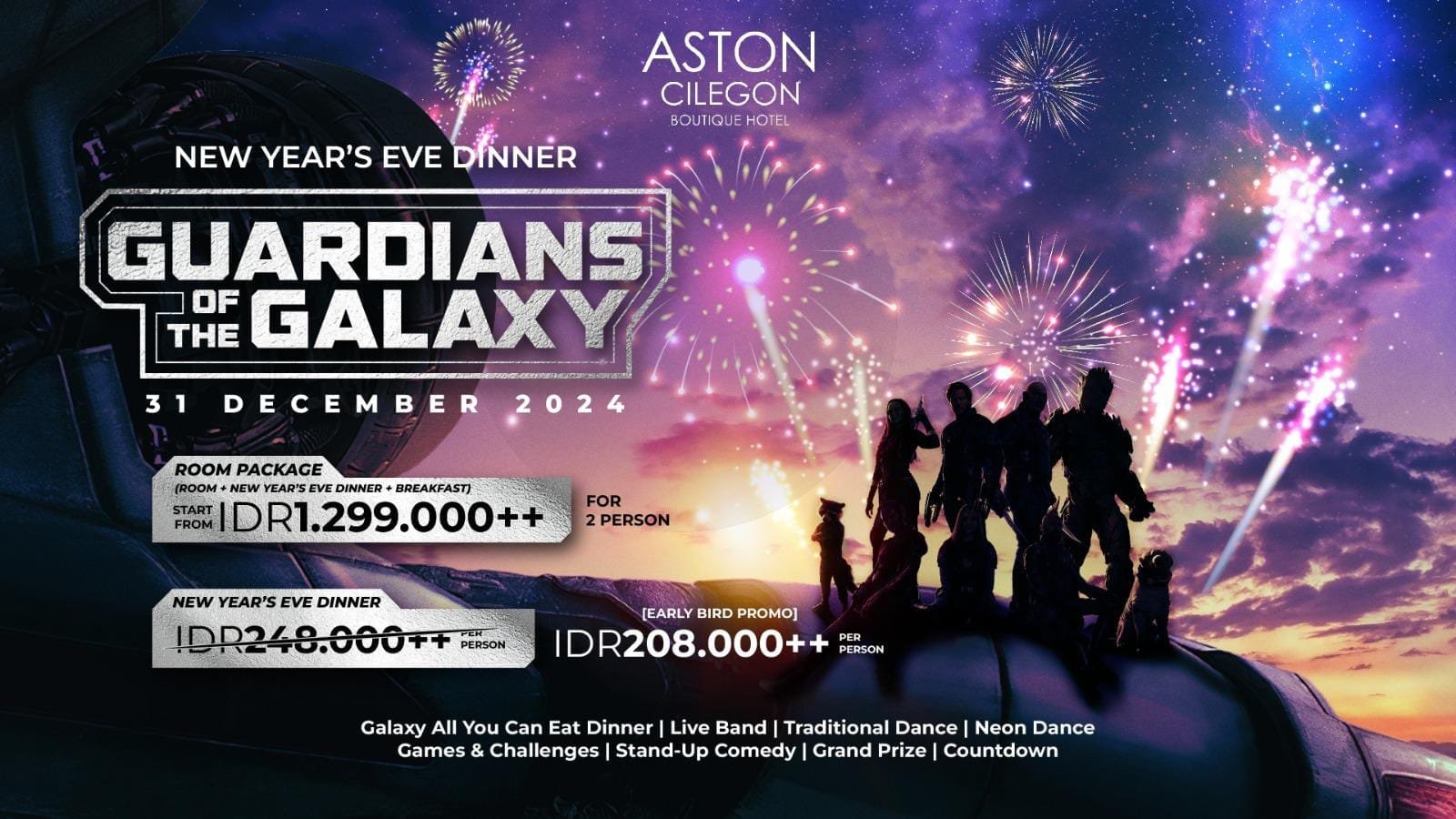 Aston Hotels Banten Siapkan Kemeriahan Akhir Tahun dengan Berbagai Acara Spektakuler