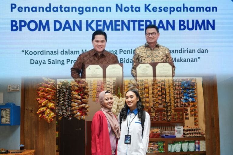 Menteri BUMN dan PNM Dukung Percepatan Pertumbuhan UMKM Bersama BPOM program PNM Mekaar