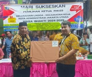 Pemilihan Ketua RW 03 Kel. Lagoa Kec. Koja Jakarta Utara Diwarnai Dengan Demokratis Aman, Tertib dan Saling Guyub Antar Sesama Warga