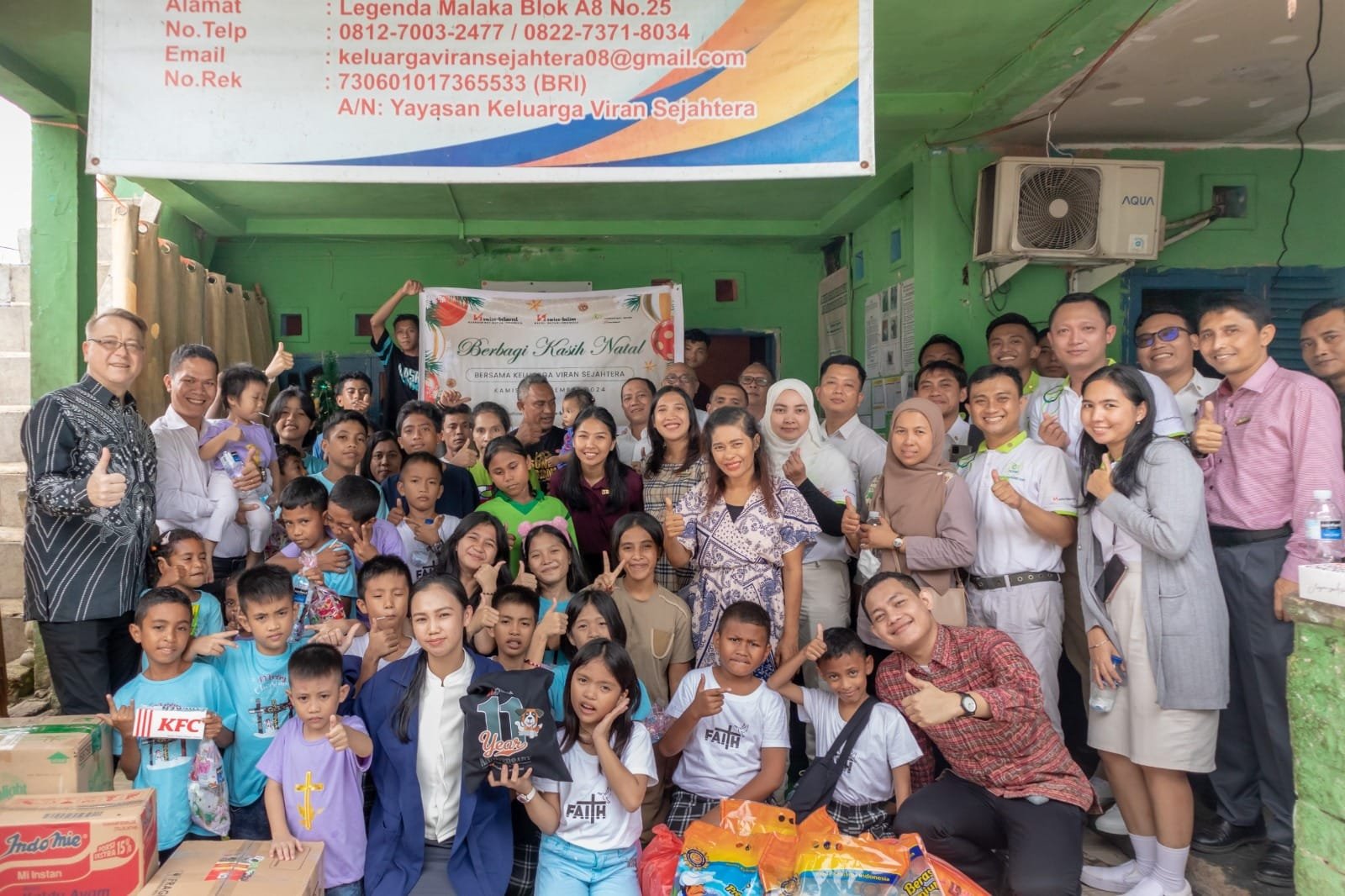 Swiss-Belhotel International Batam Merayakan Natal dengan Memberikan Kasih kepada Anak-anak Panti Asuhan Viran Sejahtera