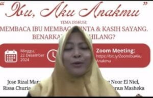 Pertemuan Layar Zoom Persiapan Peluncuran Buku Ibu, Aku Anakmu : Ibu, Matahari Kehidupan untuk Seorang Anak