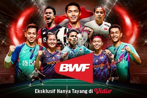 Eksklusif di Vidio dan Nex Saksikan Siaran BWF 2025 Hanya Di Sini!