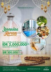 Menjelang Bulan Ramadhan 2025, Fraser Residence Sudirman, Jakarta Mempersembahkan Promosi Staycation dan Bukber yang Menggiurkan