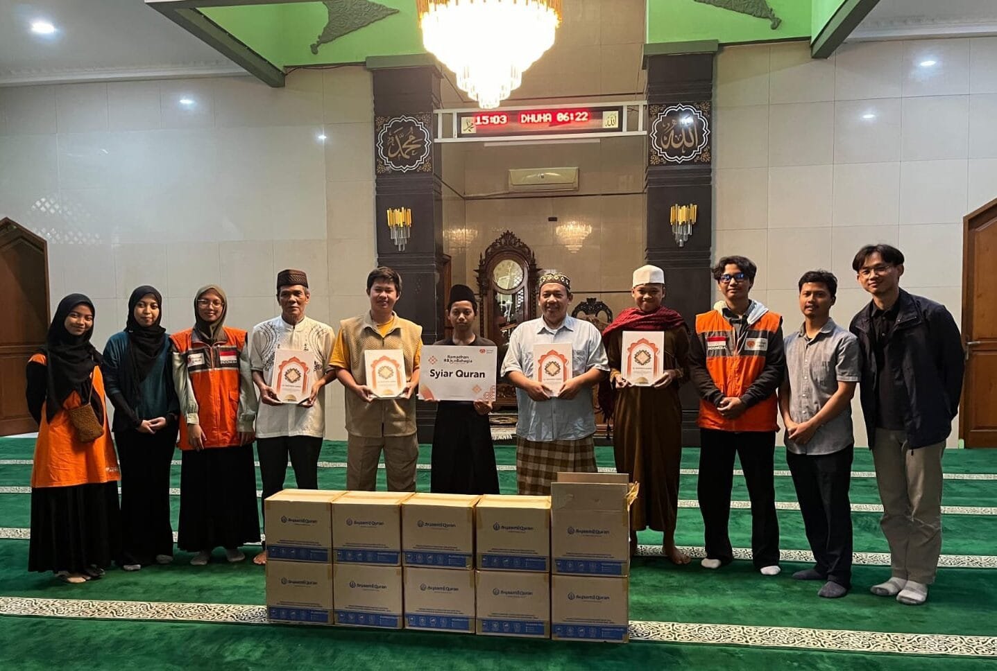 Menyambut Bulan Ramadhan, Relawan Rumah Zakat Jakarta, Salurkan Paket Mushaf Al-Qu'an