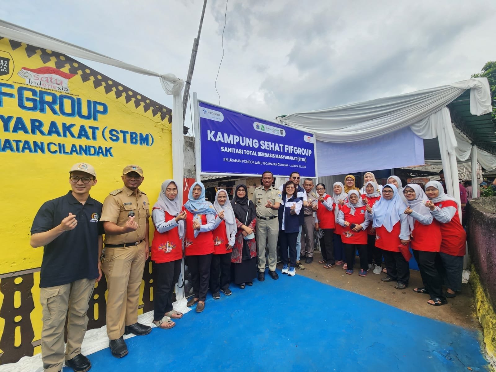 Dukung Kesehatan Masyarakat, FIFGROUP Resmikan Kampung Sehat Kedua di Jakarta Selatan
