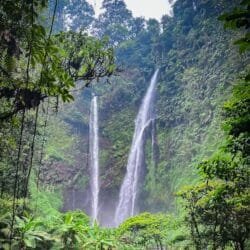 Lembah Purba Sukabumi, Surga Tersembunyi dengan Air Terjun Kembar dan Jembatan Gantung Terpanjang di Asia Tenggara