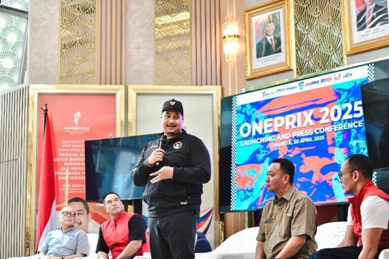Menpora Dito Dukung OnePrix 2025, Dorong UMKM dan Pembalap Muda Indonesia
