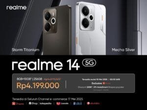 realme 14 Series 5G Debut di Indonesia, Siap Menjadi Pilihan Smartphone Performa Gaming Next-Level di Kelas Mid-range