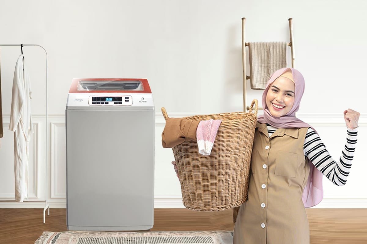 Polytron Bagikan Tips Cuci Hijab Pakai Mesin Cuci Zeromatic Laguna Agar Tetap Lembut dan Awet