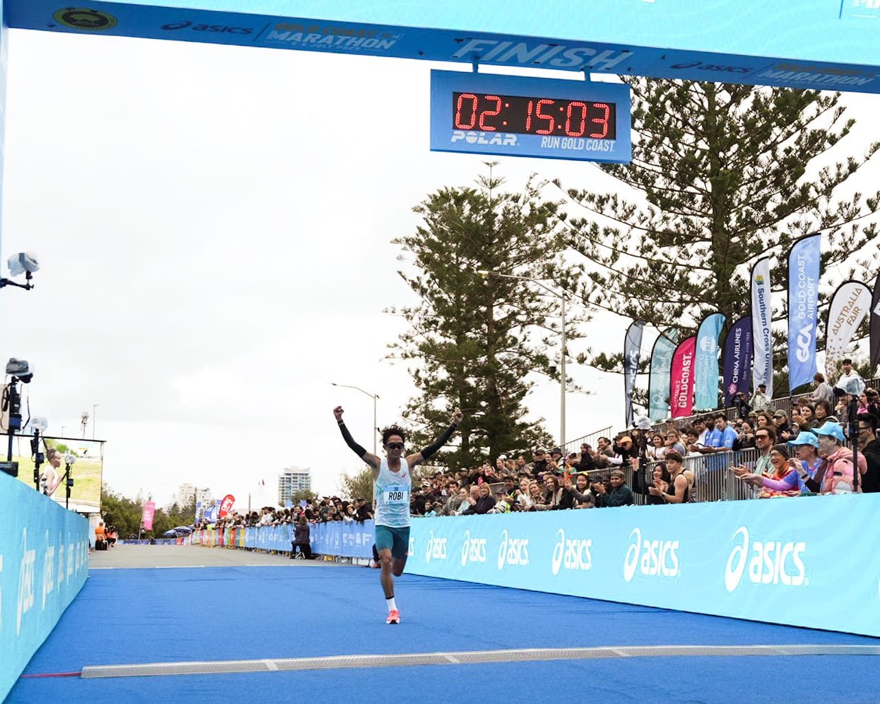 ASICS Indonesia Dukung Robi Syianturi Pecahkan Rekor Asia Tenggara di Gold Coast Marathon 2025