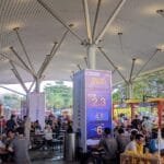 Area kuliner GIIAS 2025 dengan 90 tenant makanan Berkah Event