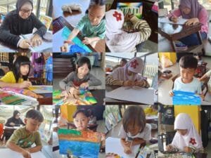 Lomba Melukis “Aku” Tampilkan Ekspresi Jujur Anak di Taman Topi Square Bogor
