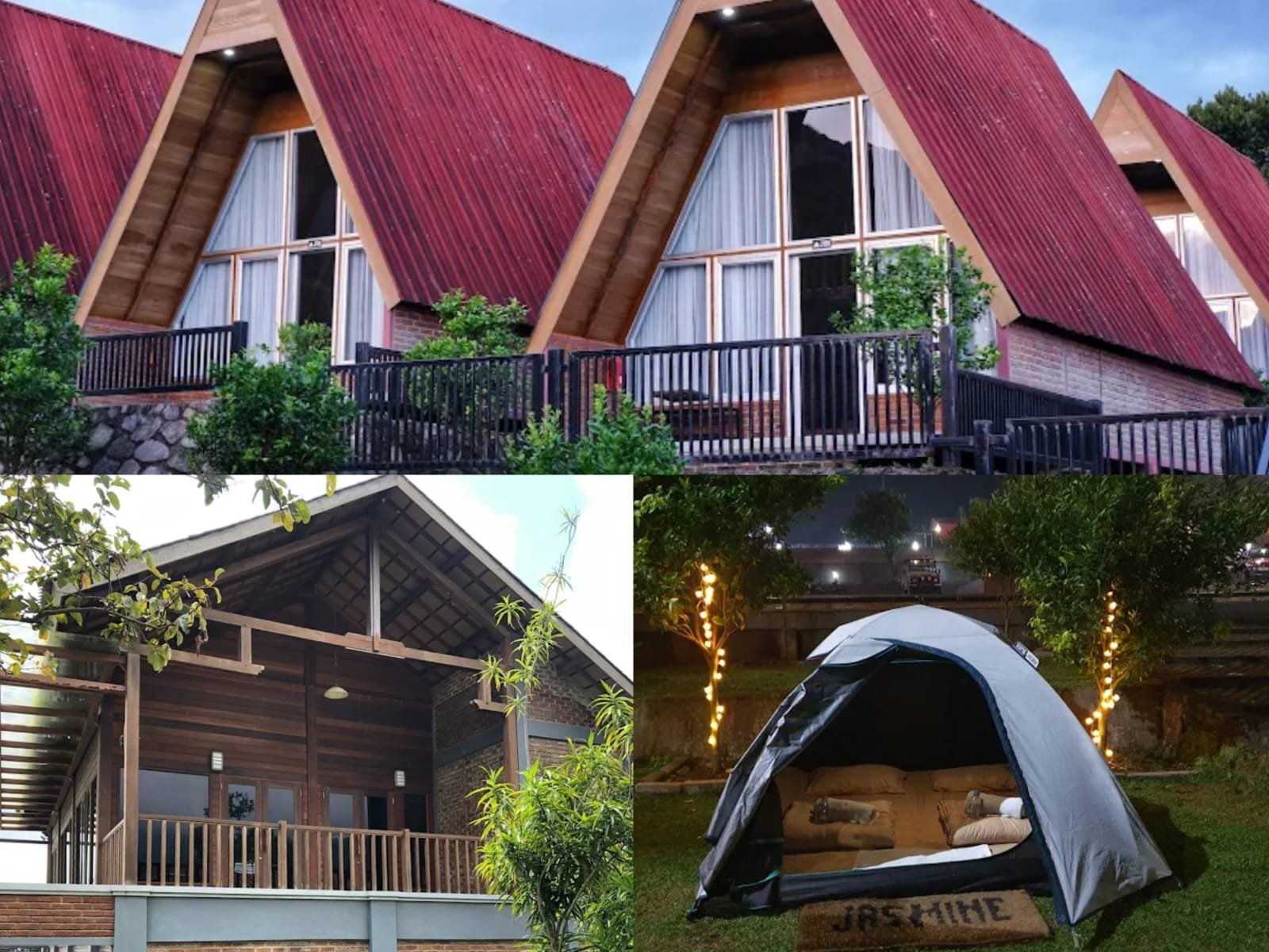 Jasmine Glamping & Villa – Glamping Adem di Kaki Gunung dengan View Menawan