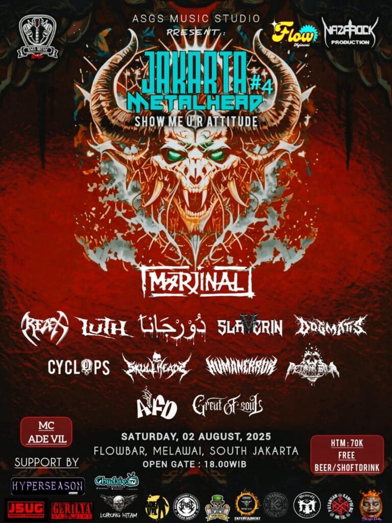 Ledakan Distorsi Kembali! JAKARTA METAL HEAD #4 – Show Me U'R Attitude