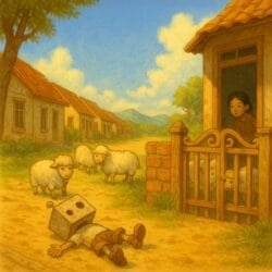 Robot Gedeg Bocah 3 Tahun, 1 Misi, dan Sekawanan Domba Tak Berdosa