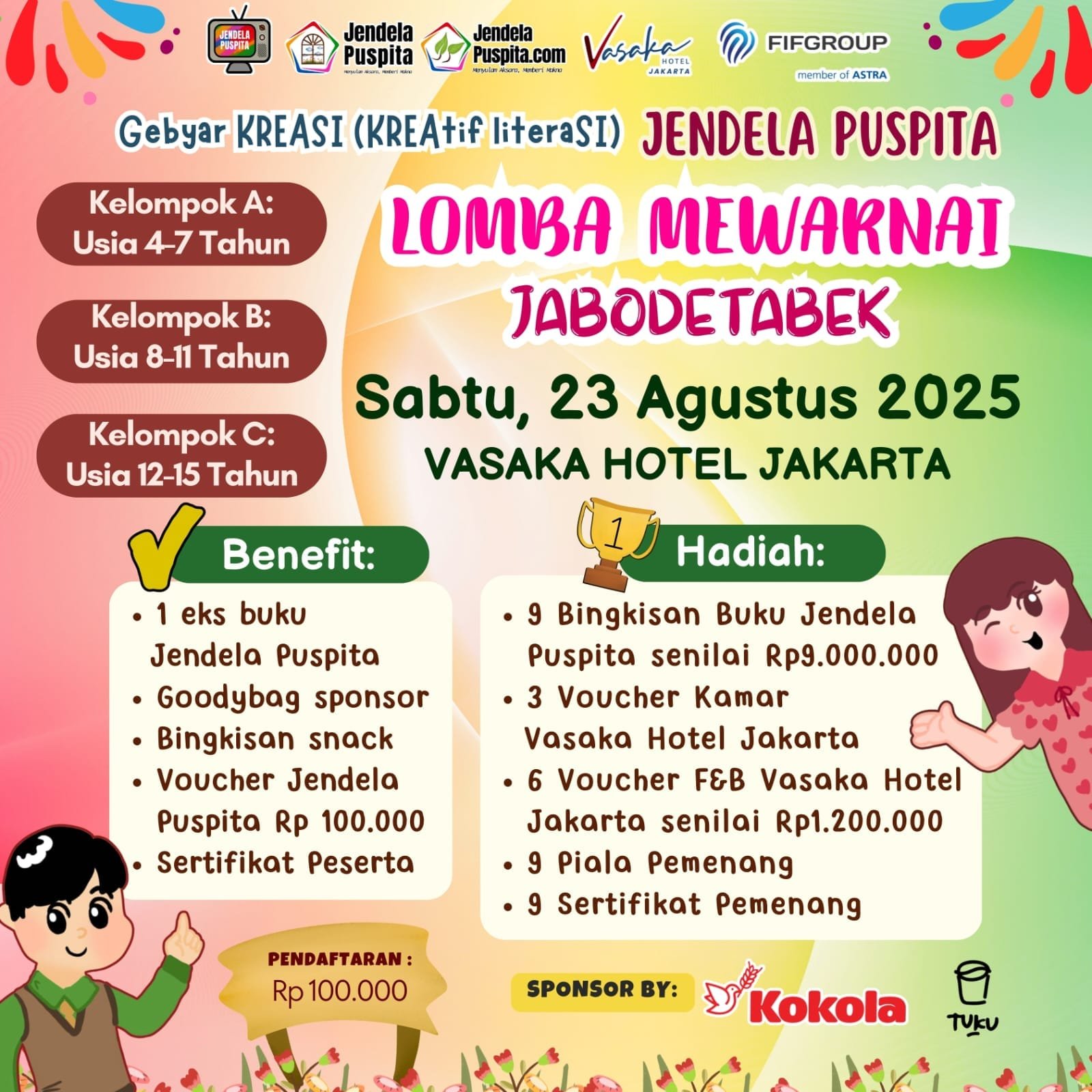 Yuk Ikut Lomba Mewarnai di Vasaka Hotel! Banyak Hadiah, Diskon Buku 80%, dan Promo All You Can Eat!