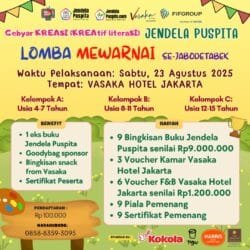 Lomba Mewarnai Anak 23 Agustus 2025 di Jakarta: Seru, Edukatif, dan Penuh Hadiah!