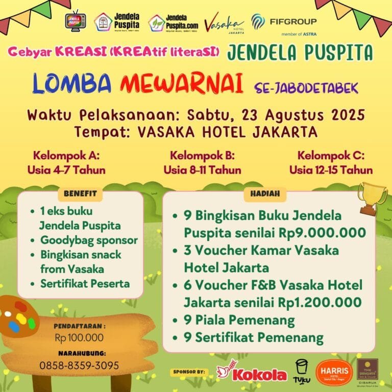 Lomba Mewarnai Anak 23 Agustus 2025 di Jakarta: Seru, Edukatif, dan Penuh Hadiah!