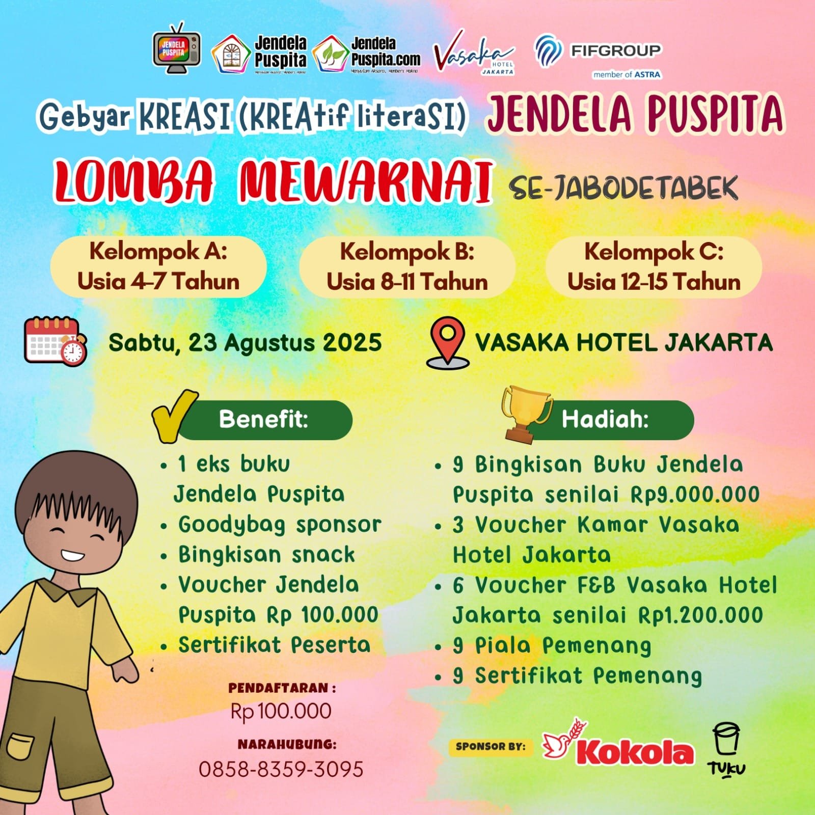 Lomba Mewarnai Anak Agustus 2025: Penuh Warna, Hadiah, dan Keceriaan!