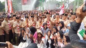 Pentas Kolosal Desa Pramuka Kuta Udaya Wangsa Meriahkan HUT Pramuka ke-64 di Kabupaten Bogor