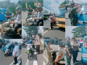 Polsek Cijeruk Bagikan Ratusan Bendera Merah Putih Sambut HUT RI ke-80