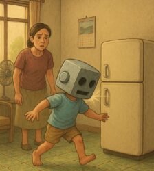 Uji Coba Robot Gedeg dan Oli Rasa Jeruk