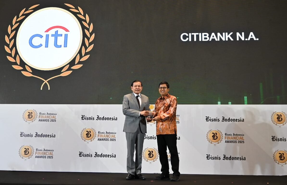 Citi Indonesia Raih Gelar ‘Best Performance Bank’ di Bisnis Indonesia Financial Awards 2025