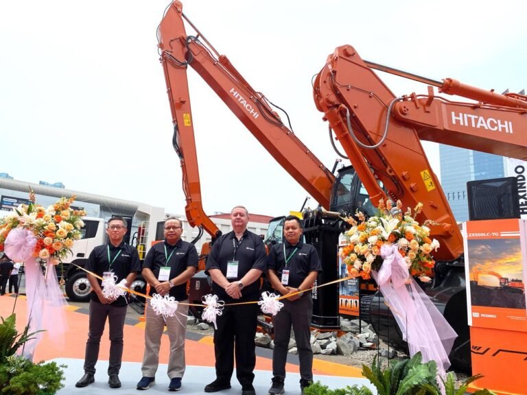 Hexindo Perkenalkan 3 Produk Unggulan di Mining Expo 2025: ZX550LC-7G, ZX350LC-7G Material Handling, dan Foton EV