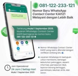 KAI Hadirkan Nomor WhatsApp Baru KAI121, Mudahkan Pelanggan Akses Layanan 24 Jam