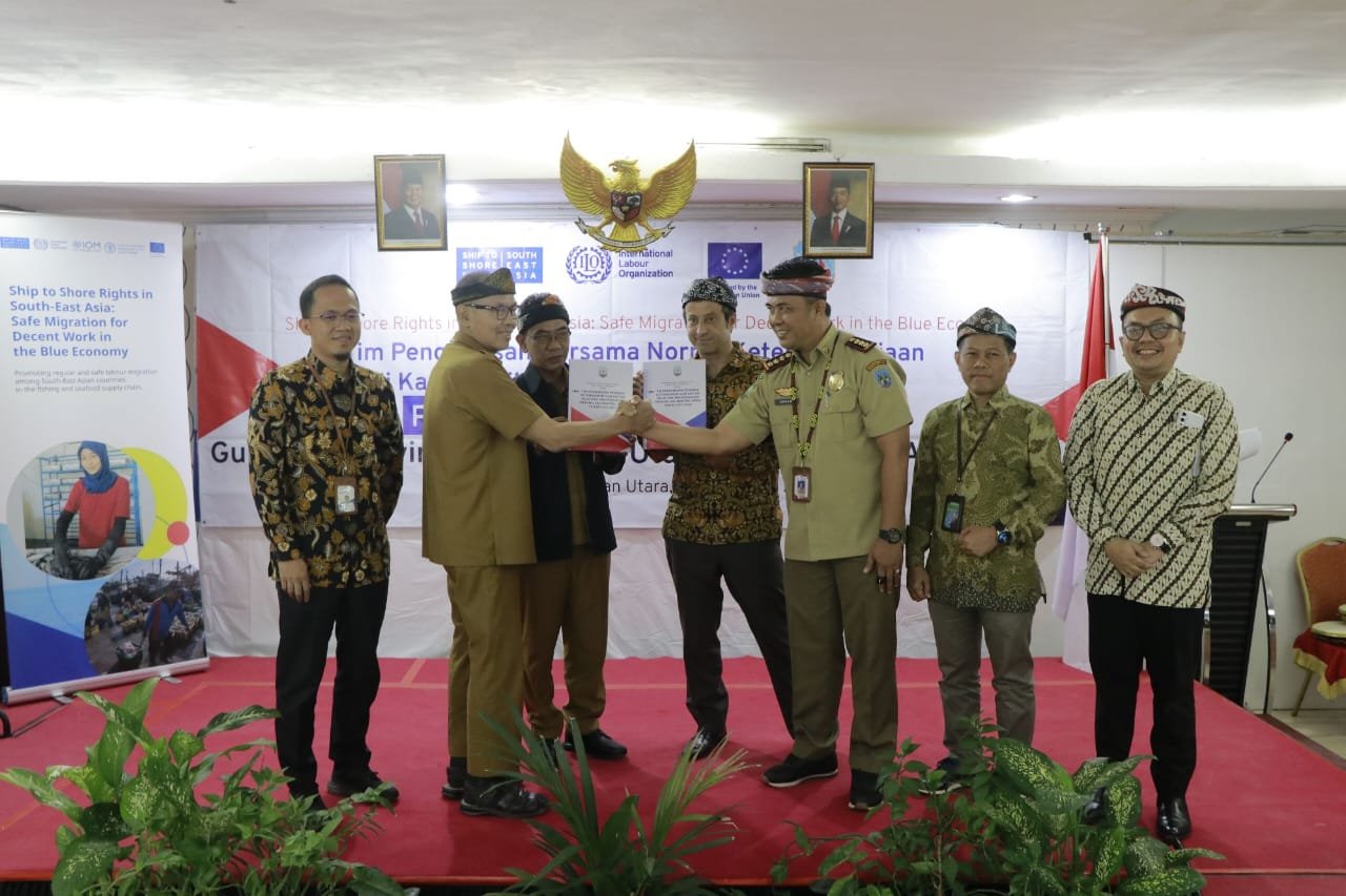 Provinsi Kalimantan Utara meluncurkan Tim Pengawasan Bersama untuk memperkuat standar ketenagakerjaan di sektor perikanan