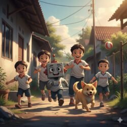 Robot Gedeg Nyasar ke Markas Anjing