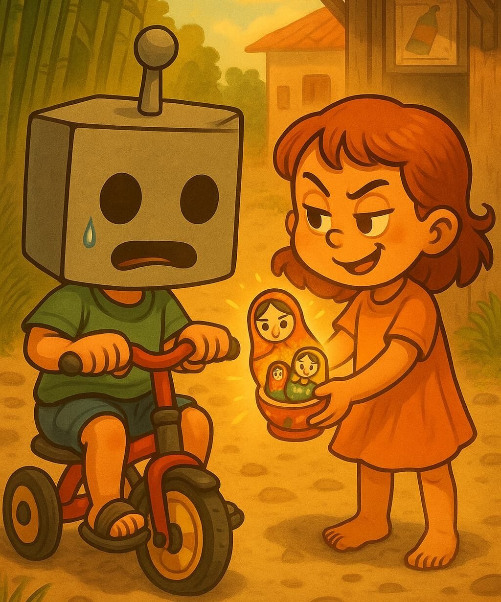 Robot Gedeg dan Teror Boneka Keturunan Rusia