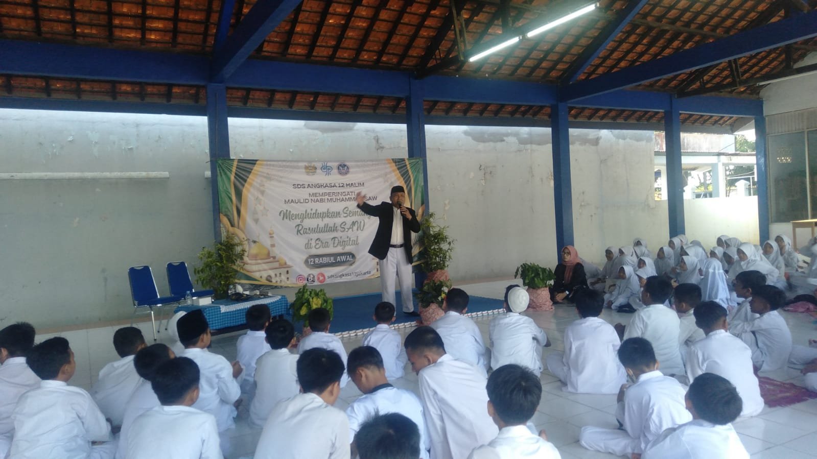 SD Angkasa 12 Halim Gelar Peringatan Maulid Nabi Muhammad SAW 1447 H dengan Tausiah dan Lomba Islami