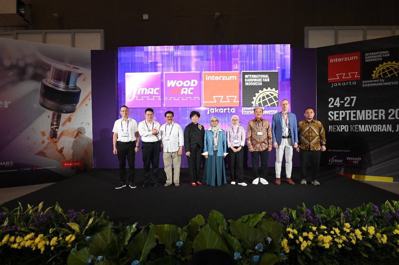 Tiga Pameran Internasional interzum jakarta, IHF Indonesia, dan IFMAC & WOODMAC 2025 Resmi Dibuka