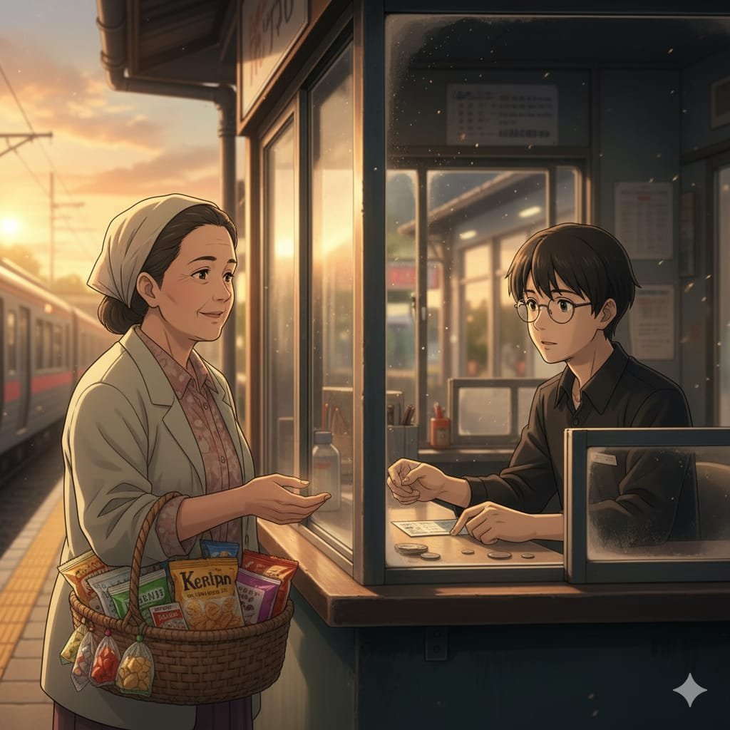 Tiket Receh dan Makaroni dari Emak Maja: Sebuah Catatan Kecil dari Balik Loket