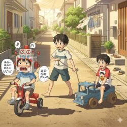 Truk Kayu dan Gonggongan Tak Terduga