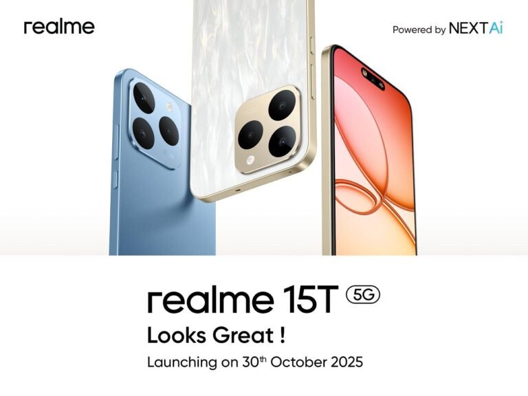 Looks Great! realme 15T 5G Akan Hadir di Indonesia pada 30 Oktober 2025, Smartphone Paling Tipis dengan Baterai 7000mAh di Segmennya
