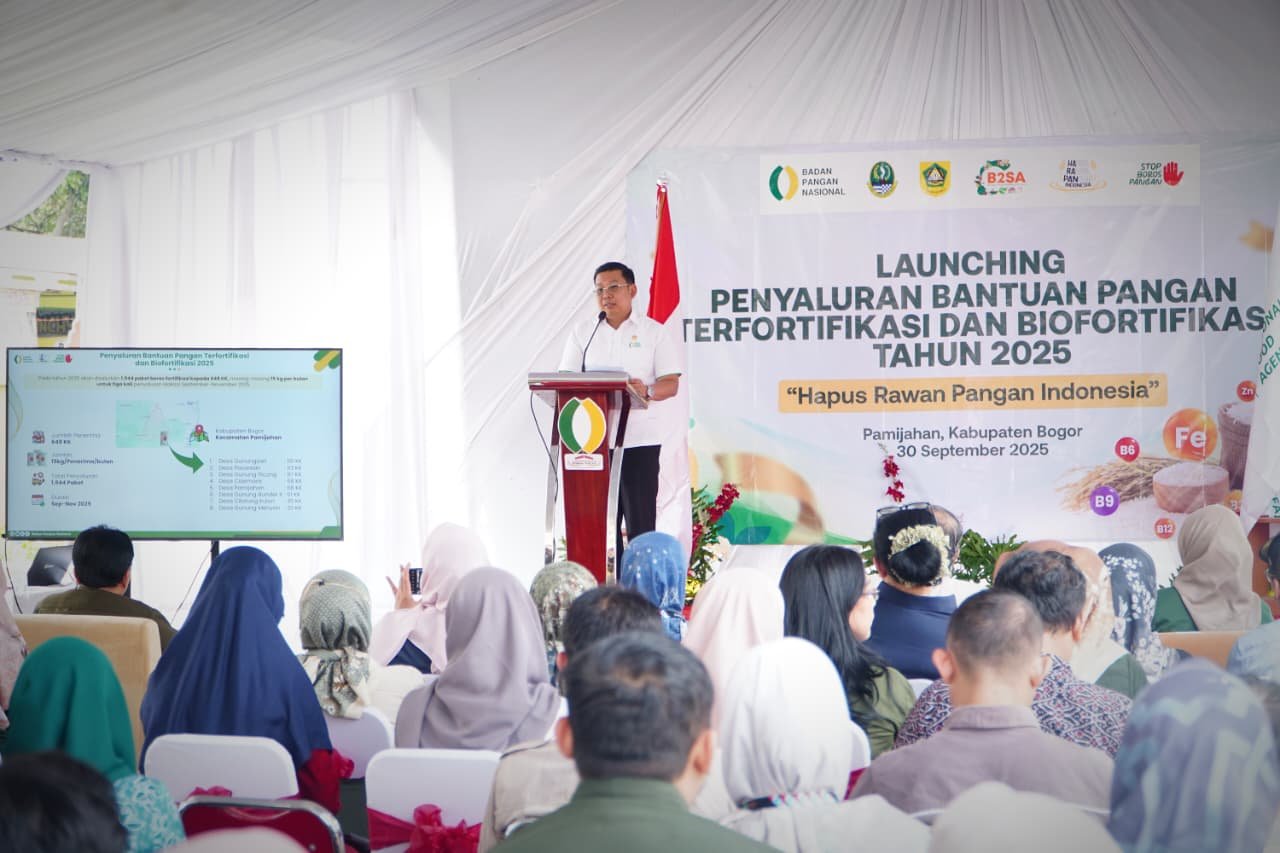NFA Luncurkan Bantuan Pangan Fortifikasi Perdana untuk Perkuat Gizi & Tekan Stunting