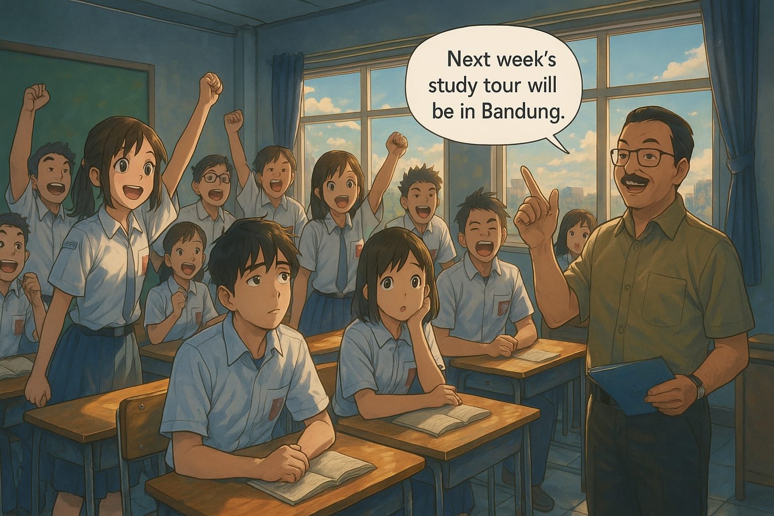 cerita lucu anak SMA STUDY TOUR, SOCIAL DISTRACTION, and SPOILER MOJANG BANDUNG