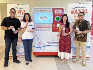 AQUVIVA, Plasticpay, dan Margo City Mall Kolaborasi Hadirkan RVM Pertama di Kota Depok