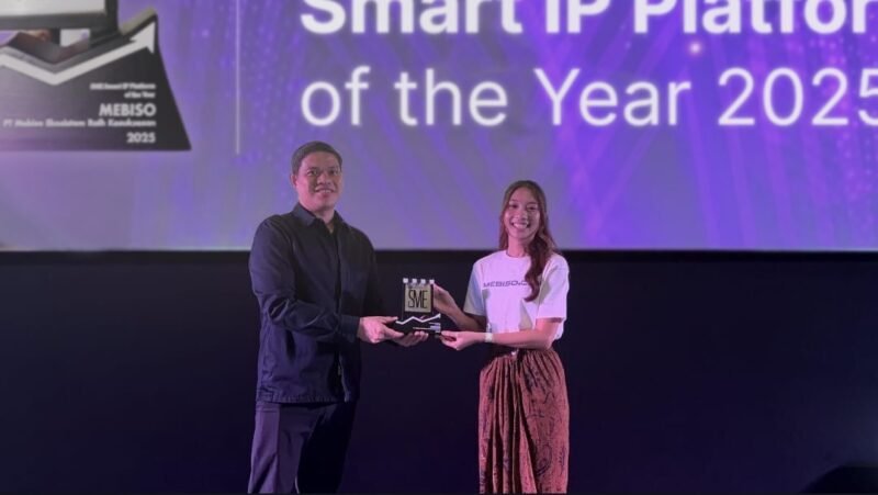 Mebiso Dianugerahi Smart IP Platform of the Year 2025 pada SME Award
