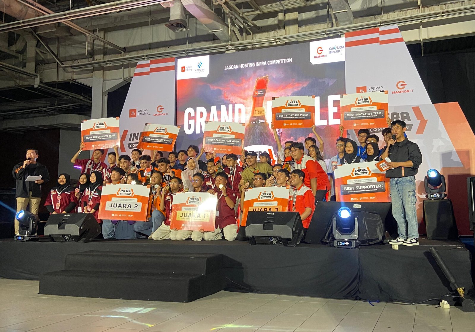 SMK Telkom Sidoarjo Sabet Juara Jagoan Hosting Infra Competition 2025: Bukti Sinergi Siswa dan Guru Ciptakan Website Cloud Inovatif