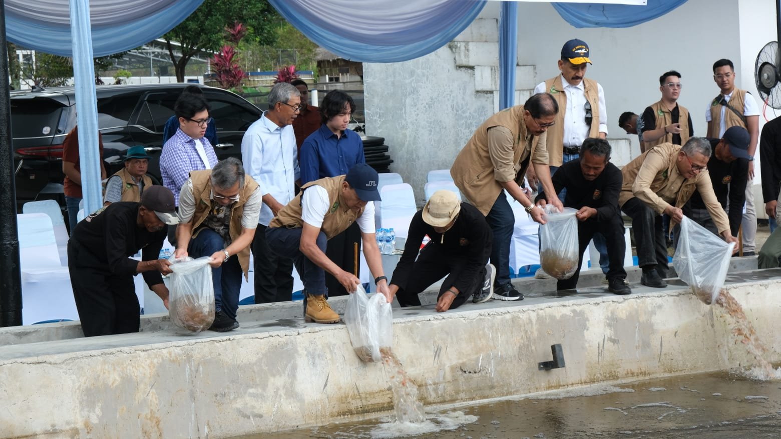 YSPN Dorong Ketahanan Pangan Nasional Lewat Aksi Sosial dan 400.000 Bibit Nila di Bogor