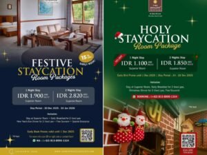 The Jayakarta Inn & Villas Cisarua Hadirkan Paket Liburan Akhir Tahun: “Holy Staycation” & “Festive Staycation Room Packages”