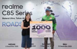 realme Tutup Roadshow C85 Series dengan Program CSR Penyaluran 1.000 Paket Ganti Oli Gratis untuk Ojek Online