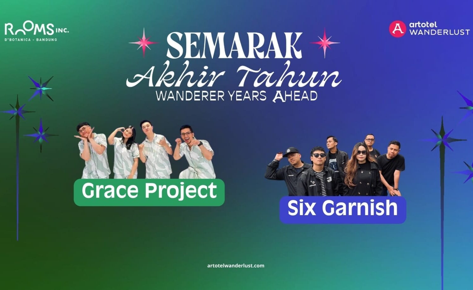 Semarak Akhir Tahun di ROOMS INC d’Botanica Bandung, Hadirkan Paket Menginap hingga Pesta Tahun Baru