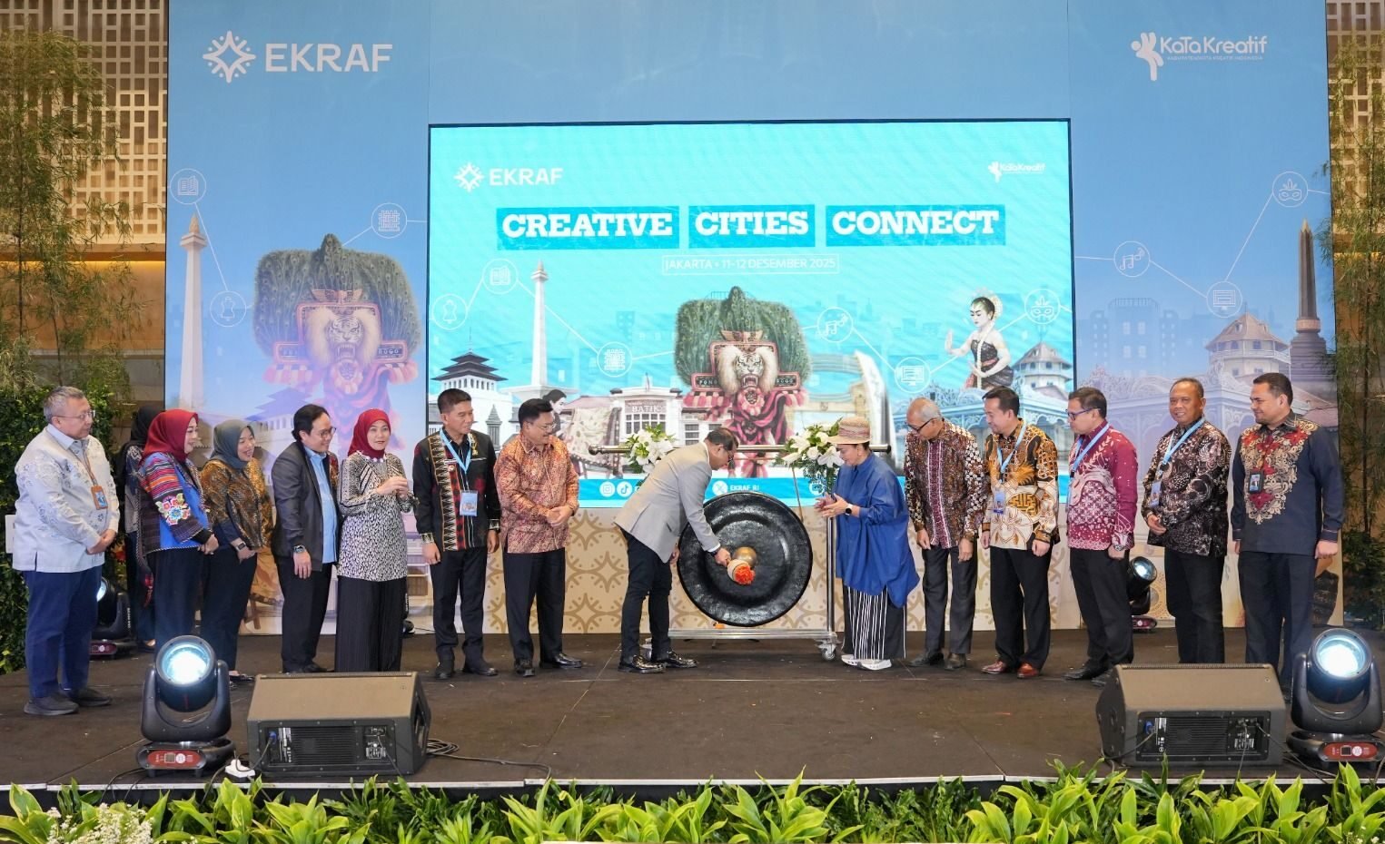 Sinergi Ekosistem Ekraf, Creative Cities Connect 2025 Resmi Digelar di Jakarta