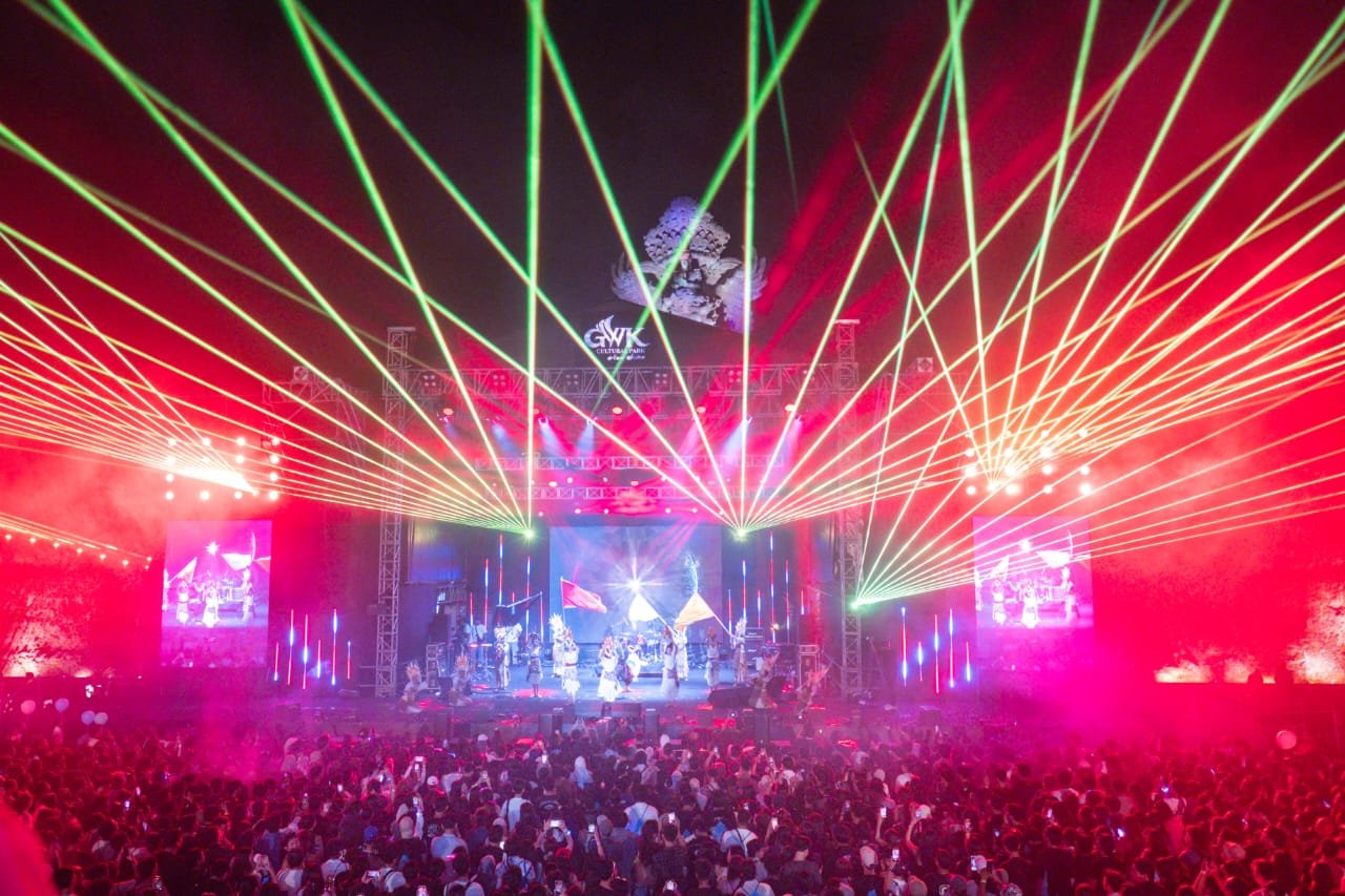 GWK Cultural Park Hadirkan Konsep Berbeda, Sambut Tahun 2026 dengan Musical Laser Show yang Meriah