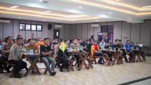 Nobar Persib vs Persija di Polres Bogor, Kapolres Ajak Suporter Jaga Persatuan dan Kondusivitas